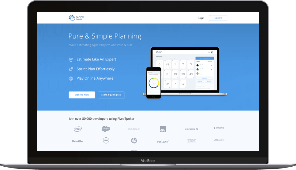 PlanItPoker Leads the Agile Market.